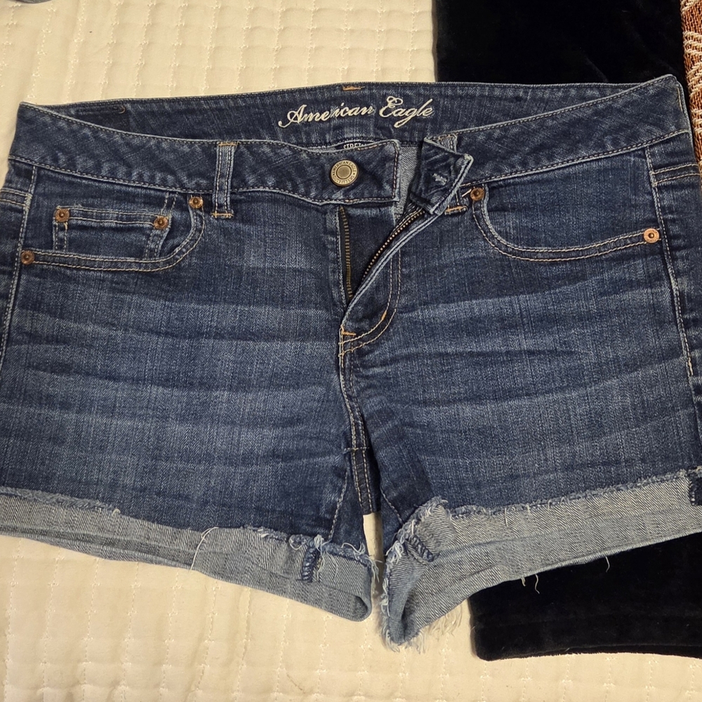 American Eagle Outfitters Blue Denim Shorts